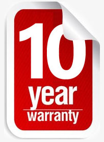 10 Year Warranty 10 Year Warranty